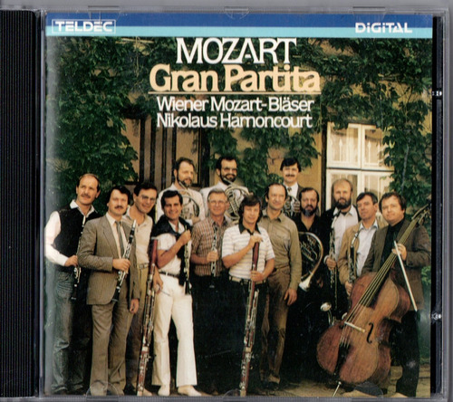 Cd Mozart Gran Partita, Serenade Nr. 10, Harnoncourt
