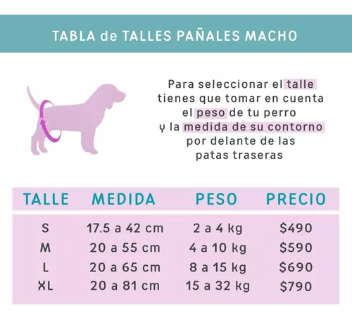 12 Pañales para Perro Macho, L-XL, 60-80 cm - Instinto Alpha