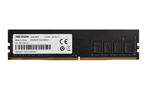 Memoria RAM U1 gamer color negro 8GB 1 Hikvision HKED4081CAB2F1ZB1