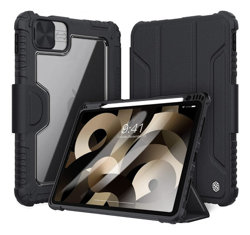 Case Nillkin Bumper Para iPad Air 4 10.9 A2316 A2072 Negro 