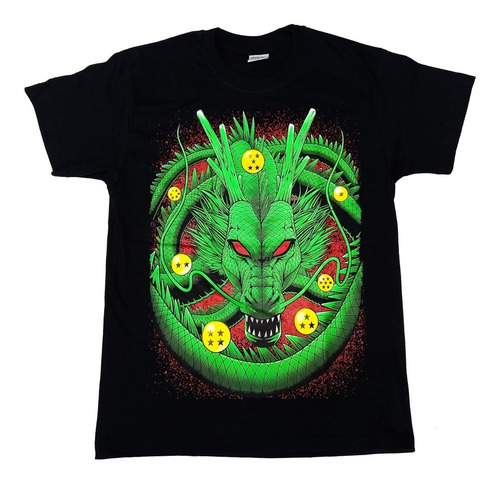 Camiseta Estampada Comics Anime Shenlong Dragon Ball Goku