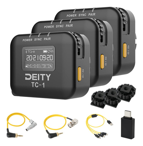 Deity Tc-1 Caja De Codigo De Tiempo Inalambrico 3 Kit, Radio