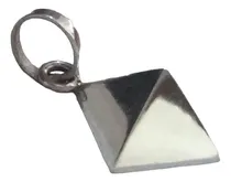 Comprar Piramide Brillante 1x1cm De Plata 925 Con Cadena Plateada