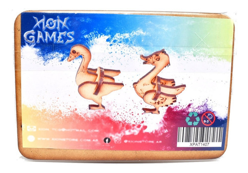 Imagen 3 de 5 de Para Armar - Xion Games Cartoons - Cisnes