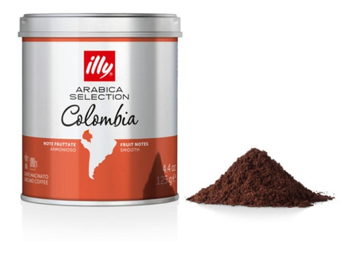 Illy café moído arabica selection colômbia 125g