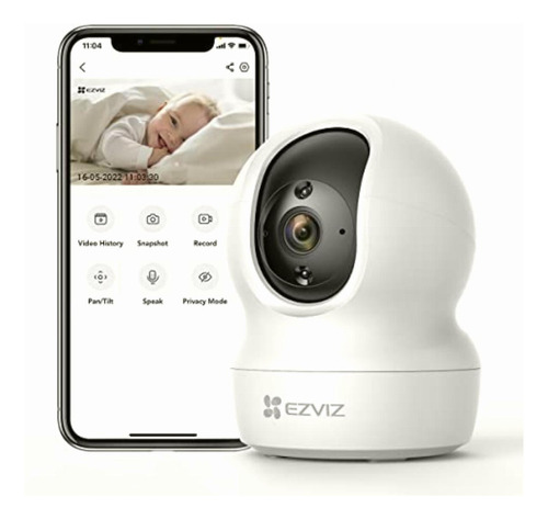 Ezviz Cp1 3mp Cámara Wifi De Seguridad 360 Ptz, 3mp Hd,