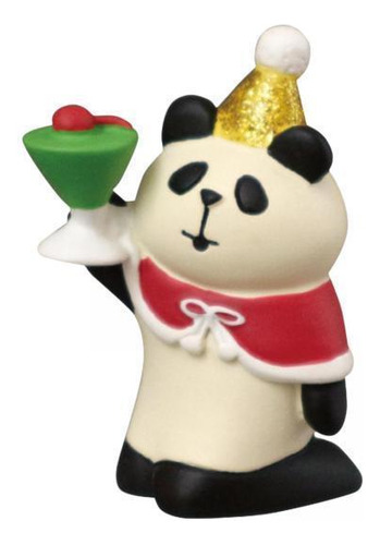 4 Estatuilla En Miniatura De Navidad, Miniestatua De Panda