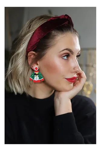 Pendientes De Cuentas De Navidad Para Mujer, Pingüinos Feo,