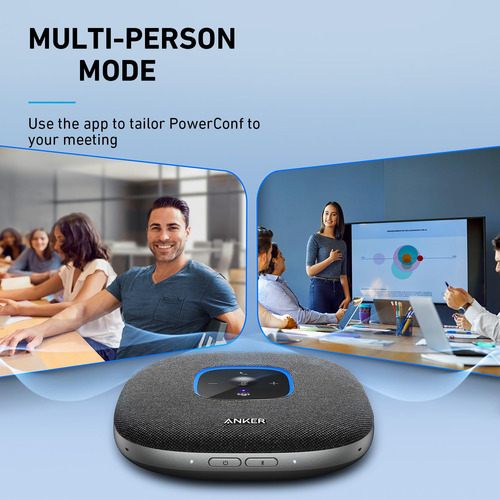 Altavoz Anker Powerconf S3, 6 Micrófonos, Bluetooth 5.3