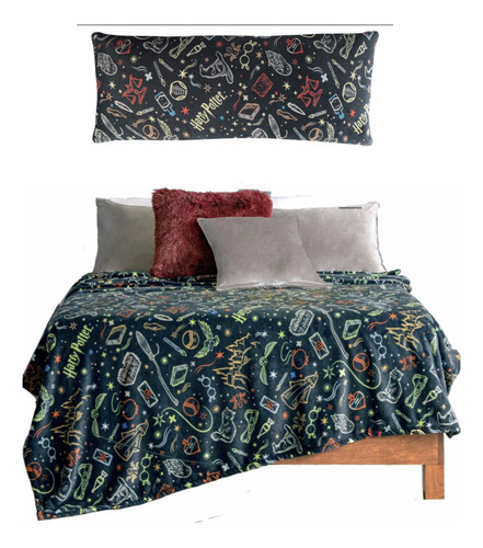 Pack Almohada Abrazable + Cobertor Harry Potter I/m Víanney