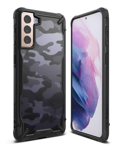 Funda Samsung S21 Ringke Fusion X Camuflada Original .