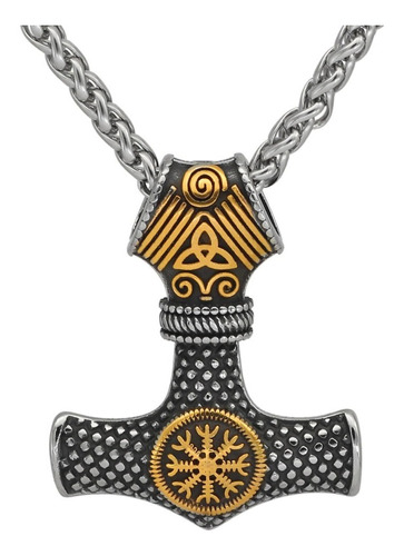 Collar Vikingo Amuleto Vikingo Vegvisir Valknut Moda 2023