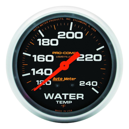 Auto Meter 5432 Temperatura Del Agua 120-240ºf Lleno De L