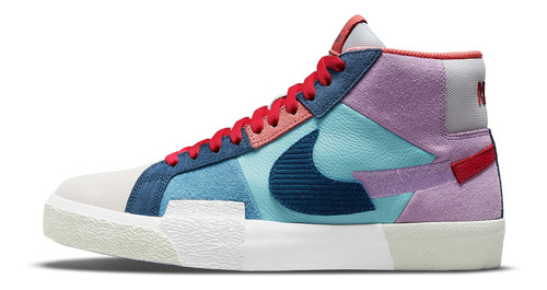 Zapatillas Nike Blazer Mid Mosaic Green Urbano Da8854-300   