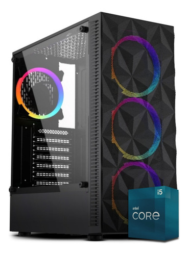 Torre Pc Gamer Core I5-12400f 32gb 480ssd Radeon Rx 580 8gb