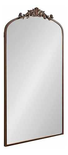 Espejo De Pared Arco Glam Arendahl, 24 X 42, Bronce