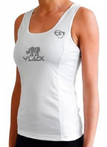 Musculosa Entrenamiento Dama - C E T - Cumin Blanca