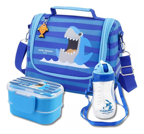 Kit Lancheira Termica Infantil+garrafa+marmita Jack Design