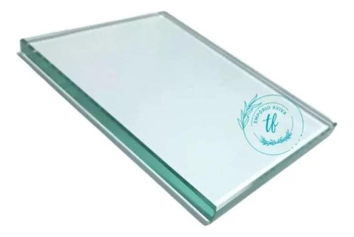Placa De Vidro Lisa P/ Manipulação Espatulação Odontológica