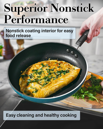 Cook N Home Juego De Utensilios De Cocina Antiadherentes 12