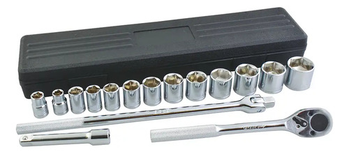 Kit De Dados, Matraca Y Maneral De 1/2'' Foy® En Mm Estuche