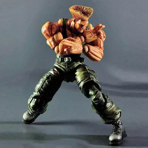  Square-Enix Street Fighter IV Guile Play Arts Kai