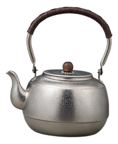 Chaleira De Acampamento Pote De Água 1500ml De Prata
