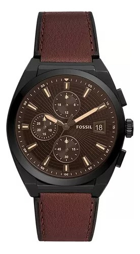 Reloj Hombre Fossil Fs5798 Cuarzo Pulso Marrón Just Watches