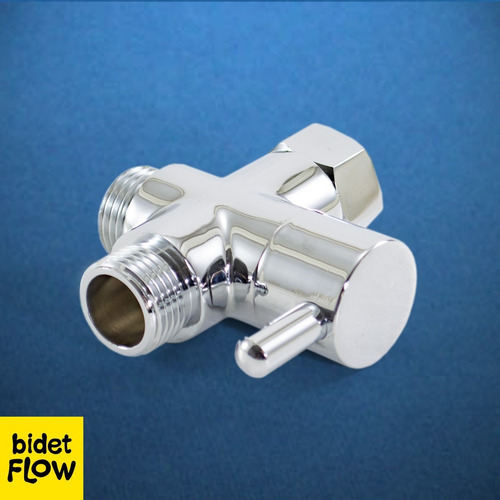 Imagen 3 de 7 de Llave D Paso Para Bidet Portatil Duchador Bidet Para Inodoro