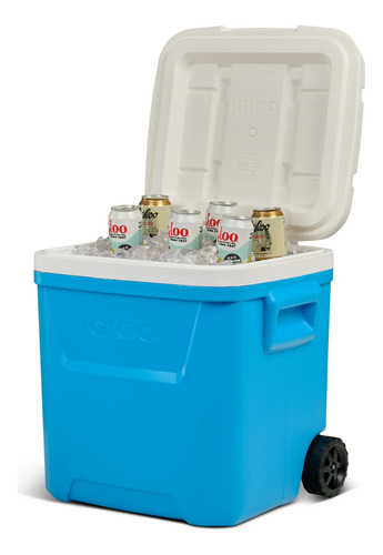 Hielera Igloo 60qt Laguna Ice Chest Ruedas Y Asa Telescopica Agua