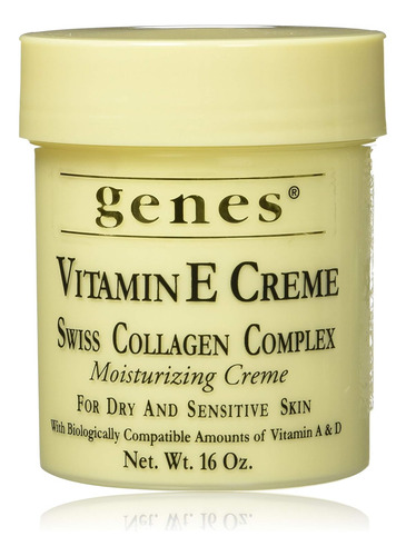 Genes Crema De Vitamina E Con Complejo De Colágeno Suizo, Cr