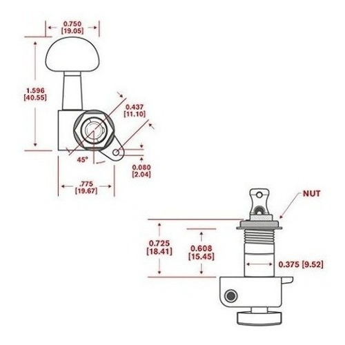 Planet Waves Auto-trim 6 Maquinas De Tuning En Linea