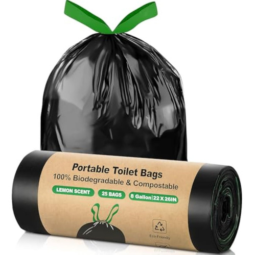Juego De Bolsas De Inodoro Para Campamento, Bolsas