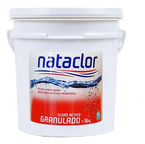 Cloro Para Pileta Activo Granulado Nataclor Pote X 10 Kg