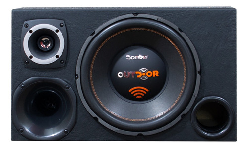 Caixa Som Trio 12 Subwoofer Bomber + Módulo Taramps Ts400.4