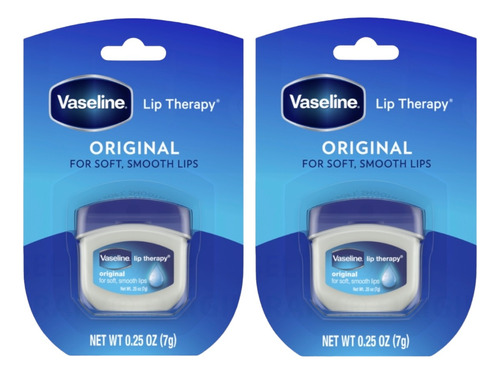 Pack X 2 Vaseline O Vaselina Original Balsamo Labial 7g