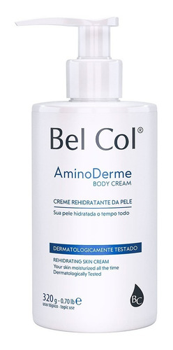 Aminoderme Body Cream 320g Bel Col Cosméticos