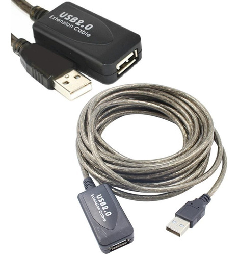 Extension Usb Activo 10m  Metros Blindado Sin Perdida