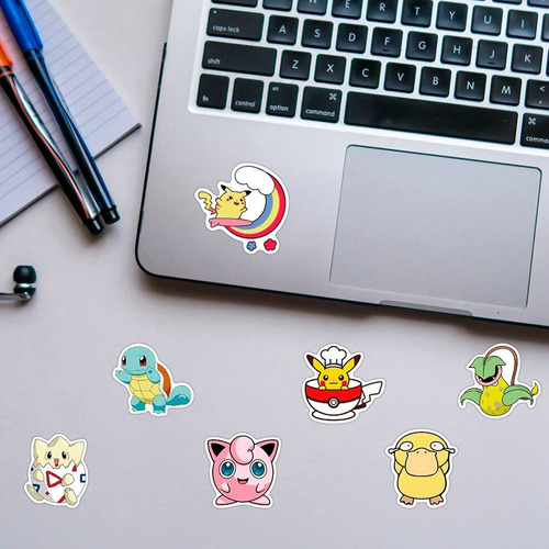 50 Pzs Lote Pegatinas Anime Pokemon Pikachu Ash Stickers F Color Surtido