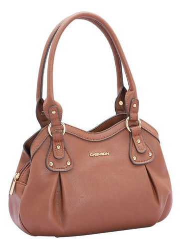 Bolsa Chenson Feminina Ombro Média 84041 Cor Café