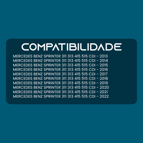 Comando De Admissão Mercedes Sprinter 311 2.2t Diesel
