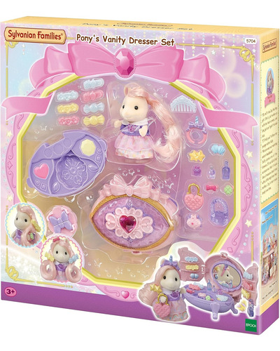 Sylvanian Families Set De Tocador De Pony Calico Critters