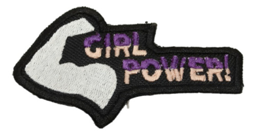 Parche Bordado Girl Power Poder Femenino Termofijado