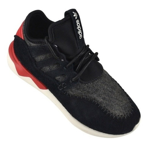 adidas Tubular Moc Runner Color Negro,tomate Y Blanco