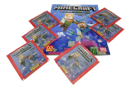 Album Minecraft 50 Figurinhas & 1 Album Gratuito.