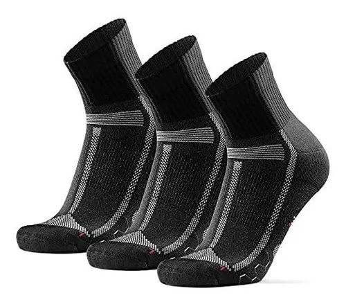  DANISH ENDURANCE Paquete de 3 calcetines deportivos de alto  rendimiento, algodón, para hombres y mujeres : Ropa, Zapatos y Joyería