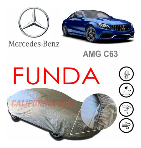 Funda Impermeable Broche Eua Mercedes Benz Amg C63 2023