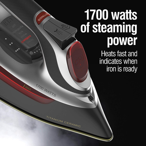 Plancha De Vapor Chi Steam 13107 Color Plateado