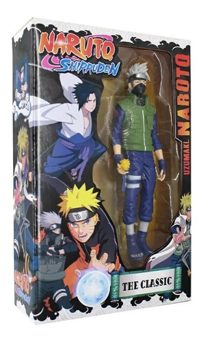 Figura Anime Naruto Kakashi Heroes Coleccion Manga Shippuden