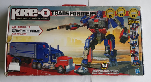 Transformers Optimus Prime Kre-o 30689 542pz Sin Uso No Lego
